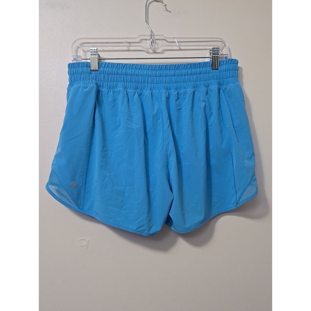 Lululemon Athletica Light Blue Women's Size 10 Running Shorts Athleisure - Picture 3 of 4